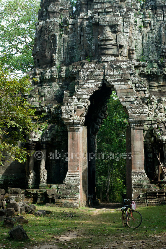 Cambodia -150 
 Bike at Angkor Thom - Ta Prohm 
 Keywords: Ankor, ARCHITECTURE, Asia, bicycle, Buddhism, building, Cambodia, , land transportation, religion, religious building, transportation