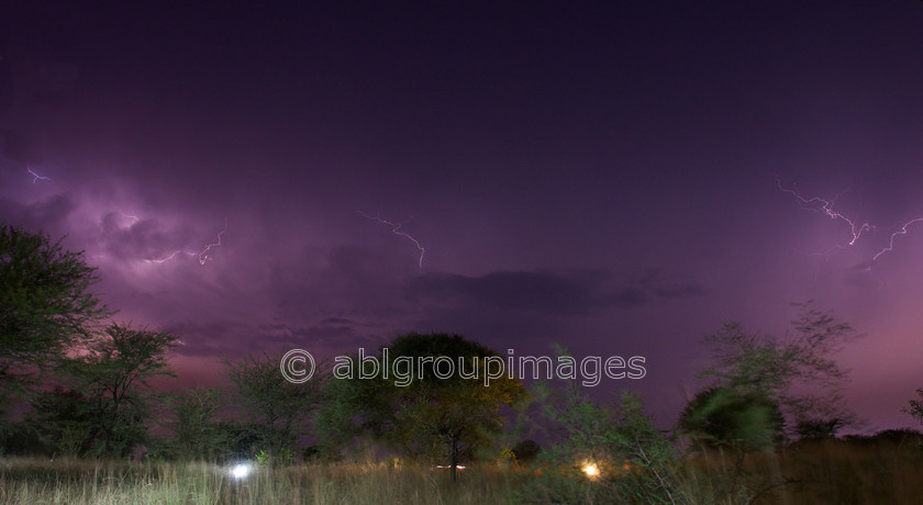 Serengeti 2013-03-06 19-30-25 ABL 3899.tiff - Version 4 
 Sayari Camp - Storm looking out from tent (room 12) 
 Keywords: Africa, , Imagefile-Gallery, lightning, Tanzania, weather