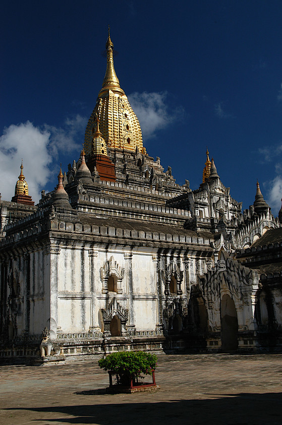 Burma - 01179 
 Bagan Plain - 
Ananda Temple 
 Keywords: Burma, Myanmar, architecture, Asia, religious building, building, Bagan