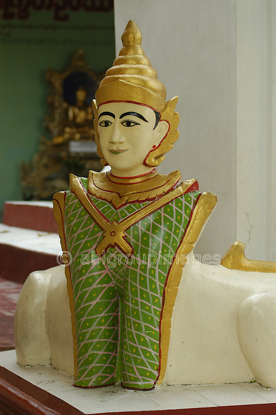 Burma - 00159 
 Building decoration at The Shwedagon Paya, Yangon. 
 Keywords: religion, religious building, Asia, building, Yangon, architecture, Burma, Myanmar, Buddhism