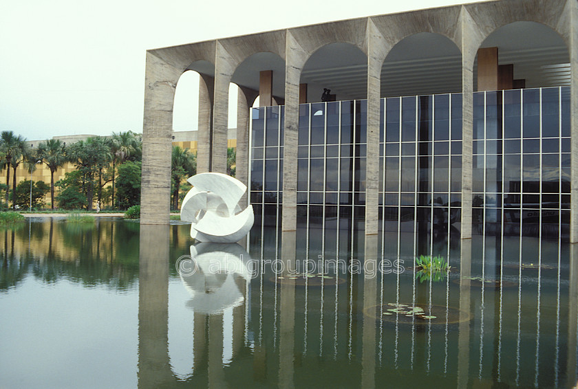 BRA365 
 Government building in Brasilia 
 Keywords: Brasilia, Brazil, South America, government building, Brasil, Day, Landscape