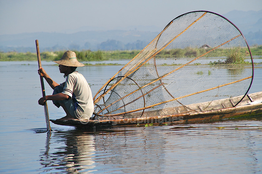 Burma - 01603 
 Inle Lake - fisherman 
 Keywords: male, Burma, Asia, Man, Myanmar