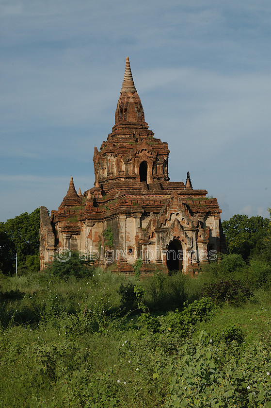 Burma - 00320 
 Bagan Plain - Temples of Bagan The spectacular plain of Bagan in which stand thousands of Stupas and Pahto (temples) adjacent to the Ayeyarwady (Irrawaddy) River 
 Keywords: architecture, Myanmar, Burma, building, Bagan, Ayeyarwady River, Landscape, religious building, Stupa, Asia